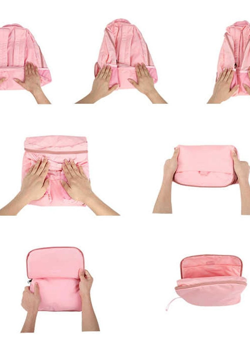 Рюкзак трансформер T-B3836 для ноутбука 14" объем 19 л. Розовый (TGN-T-B3836-1832) Tigernu (268218437)