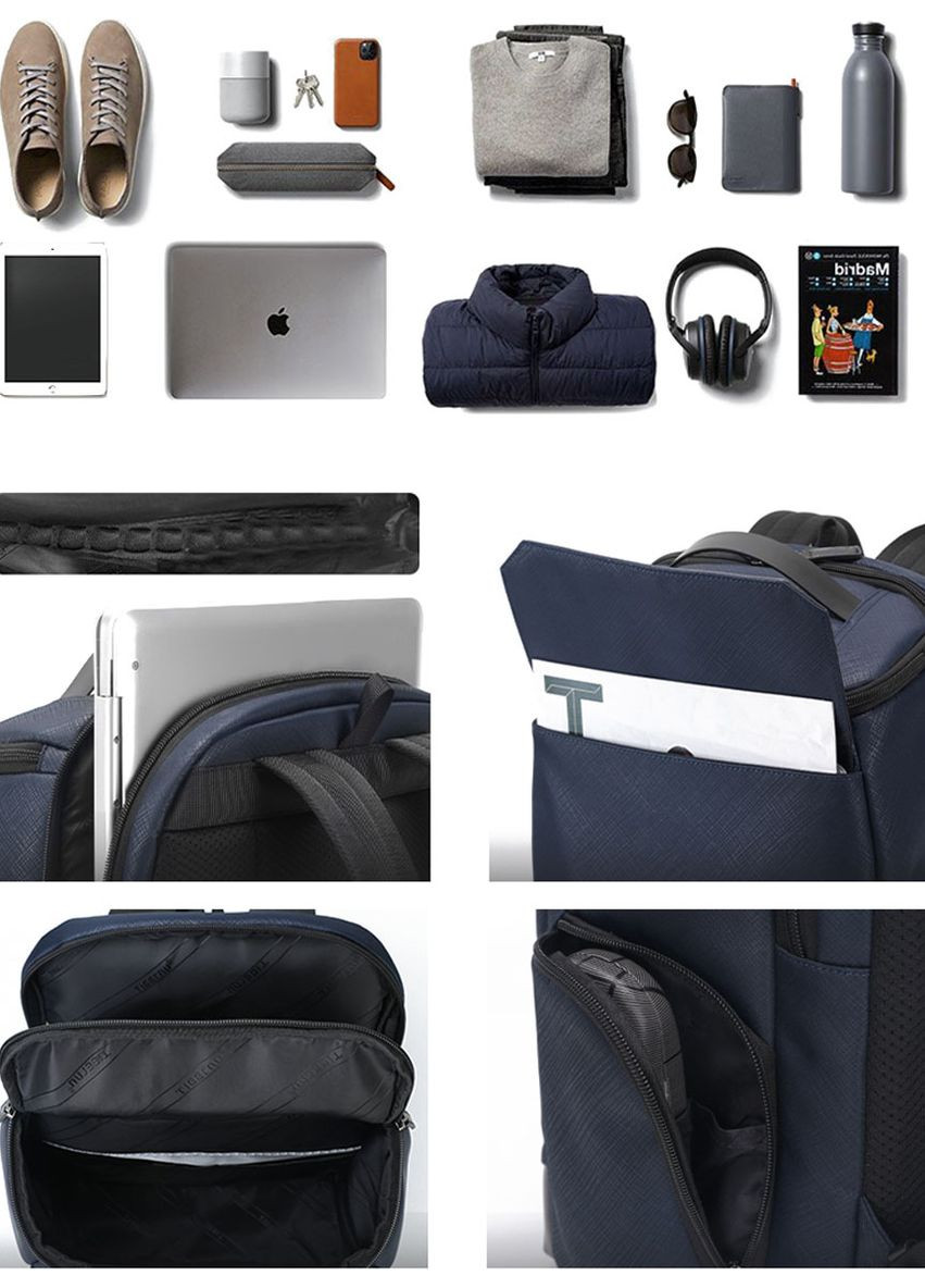 Рюкзак міський T-B9055 для ноутбука 13,3" об'єм 19 л. Синій (TGN-T-B9055-3138) Tigernu (268218513)