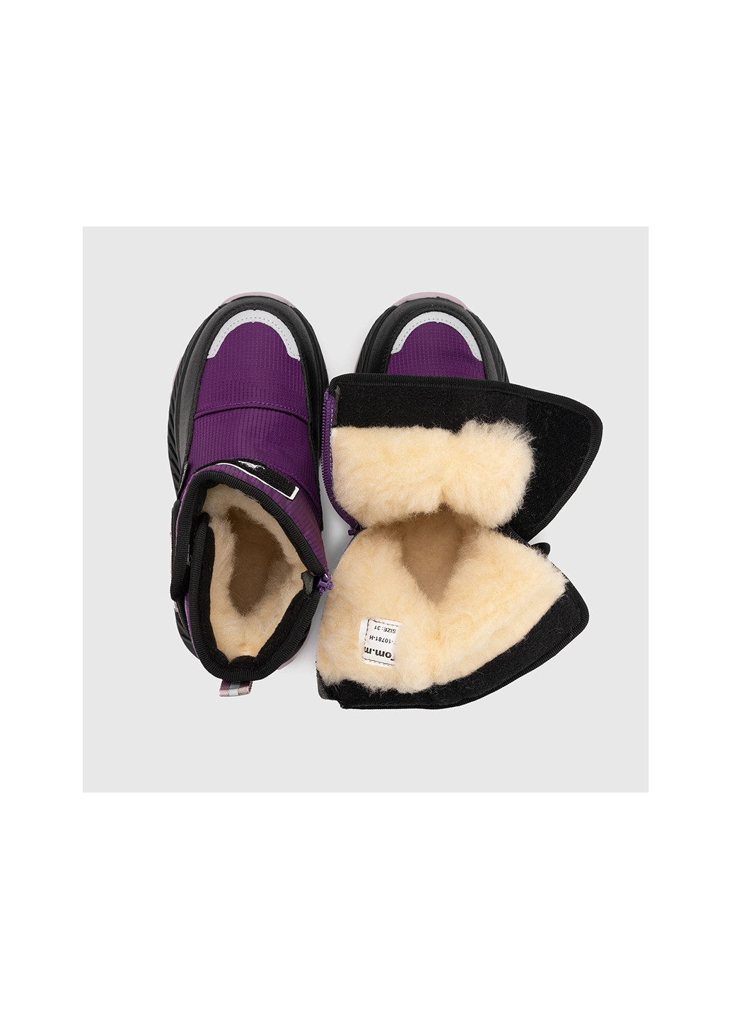 Фиолетовые дутики для девочки 10781h фиолетовый shop (2000990227928) Tom.M