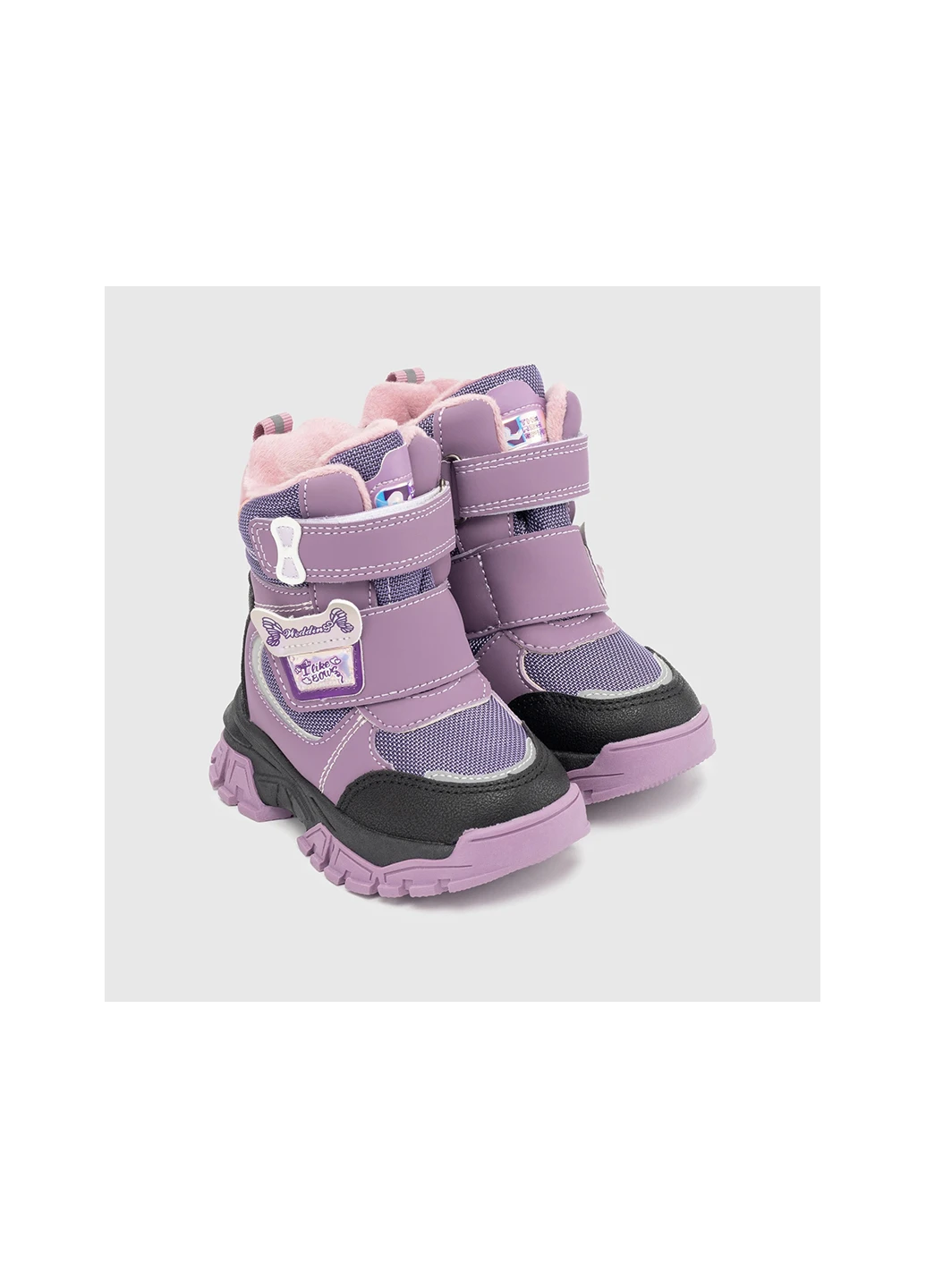 Зимние термосапожки для девочки m212-1q сиреневый (2000990234131w) shop (2000990234131) Stepln