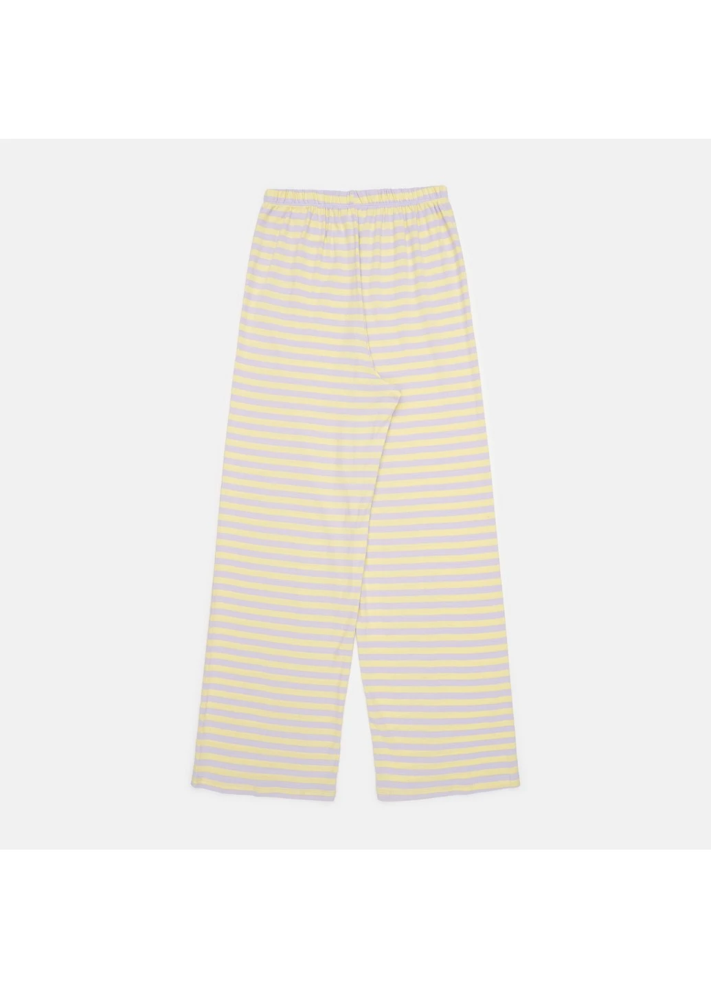 Желтые домашние летние брюки H&M