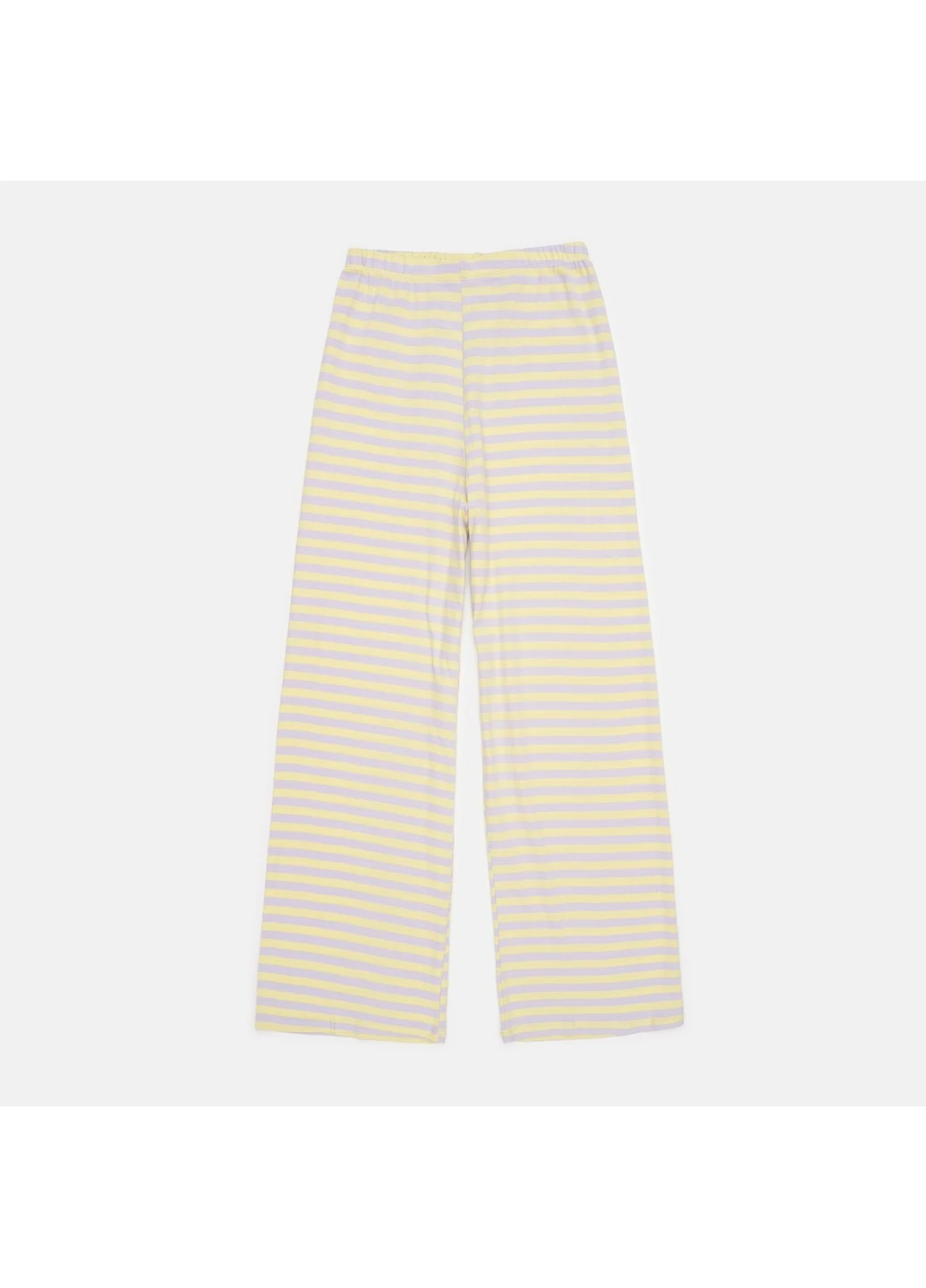 Желтые домашние летние брюки H&M