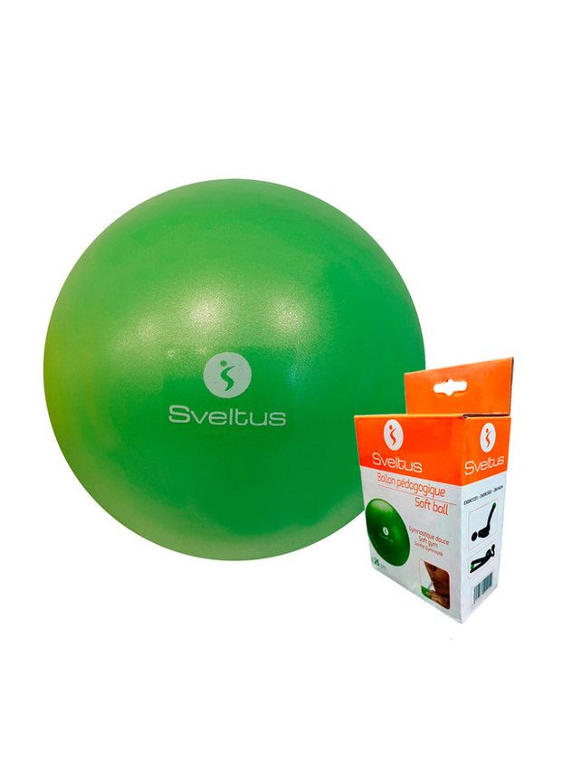 Мяч для пилатеса зеленый, 24 см, в коробке (SLTS-0415) Sveltus soft ball (268370213)