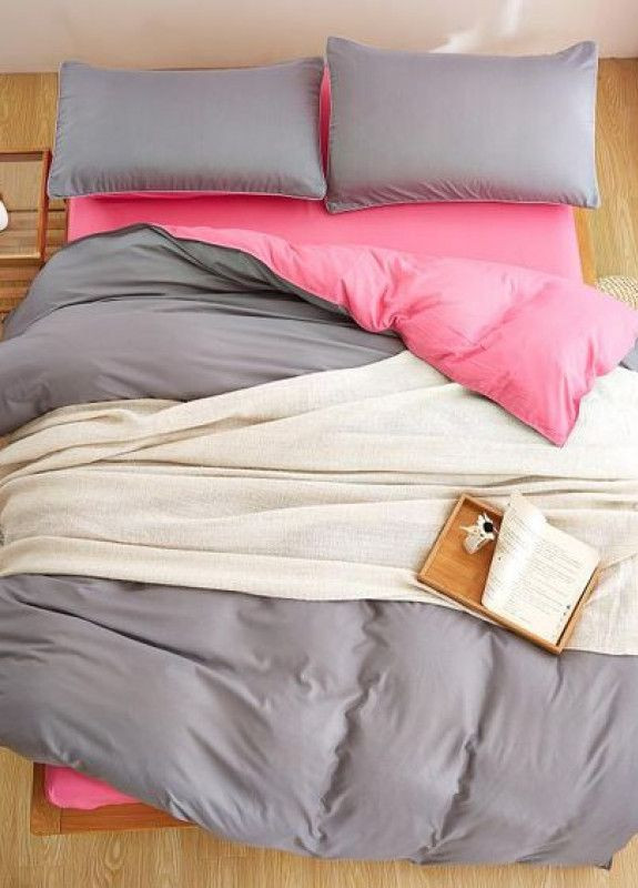 Постільна білизна ДУЕТ Сірий/Барбі Ранфорс Полуторний MERISET (268301967)