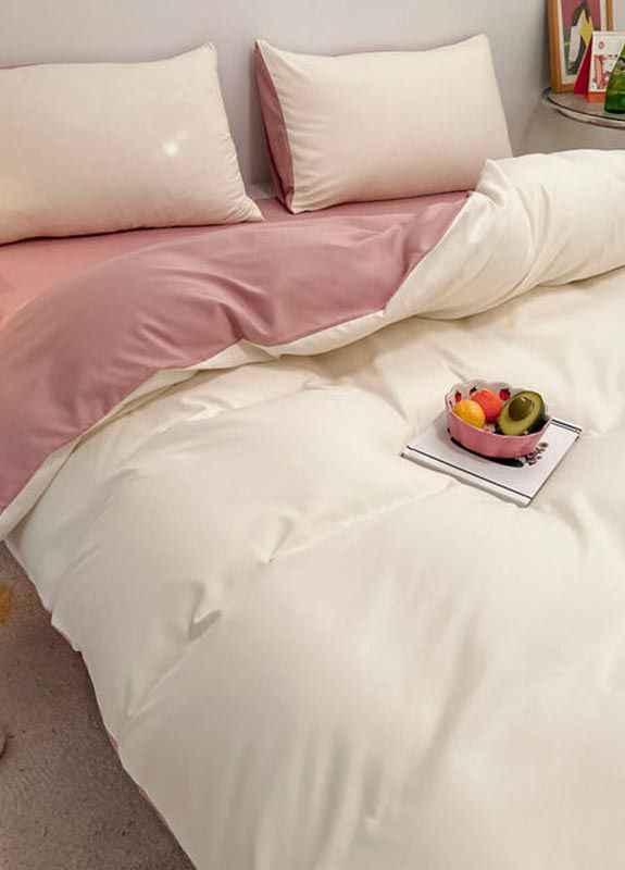 Постельное белье ДУЭТ Пломбирное мороженое/Пудра Ранфорс Семейное MERISET (268302149)