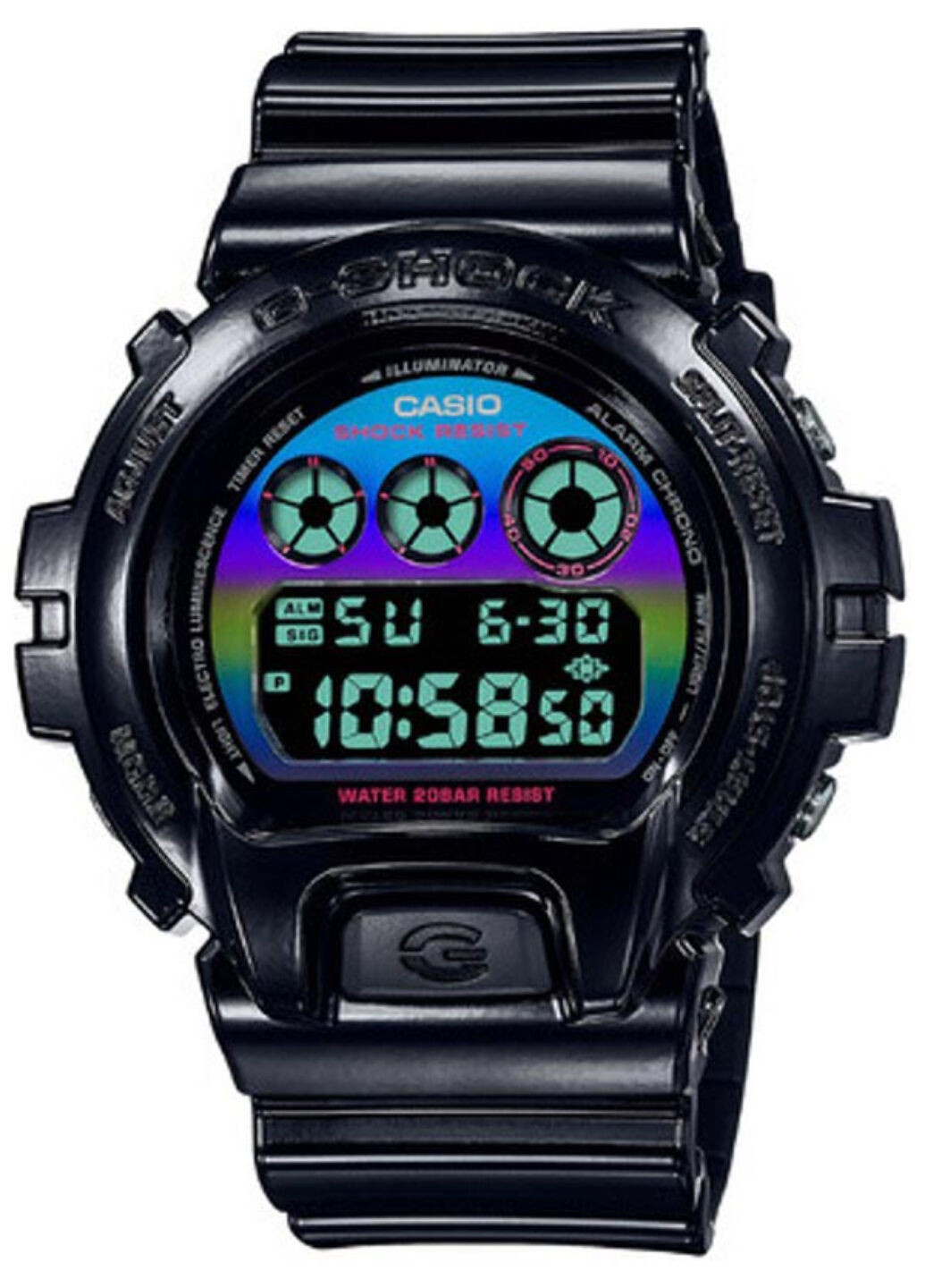 Часы наручные Casio dw-6900rgb-1er (268302731)