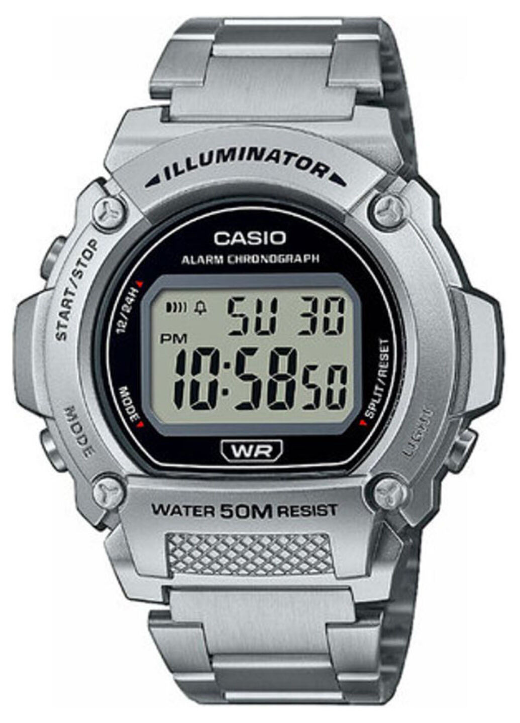 Часы наручные Casio w-219hd-1avef (268303521)