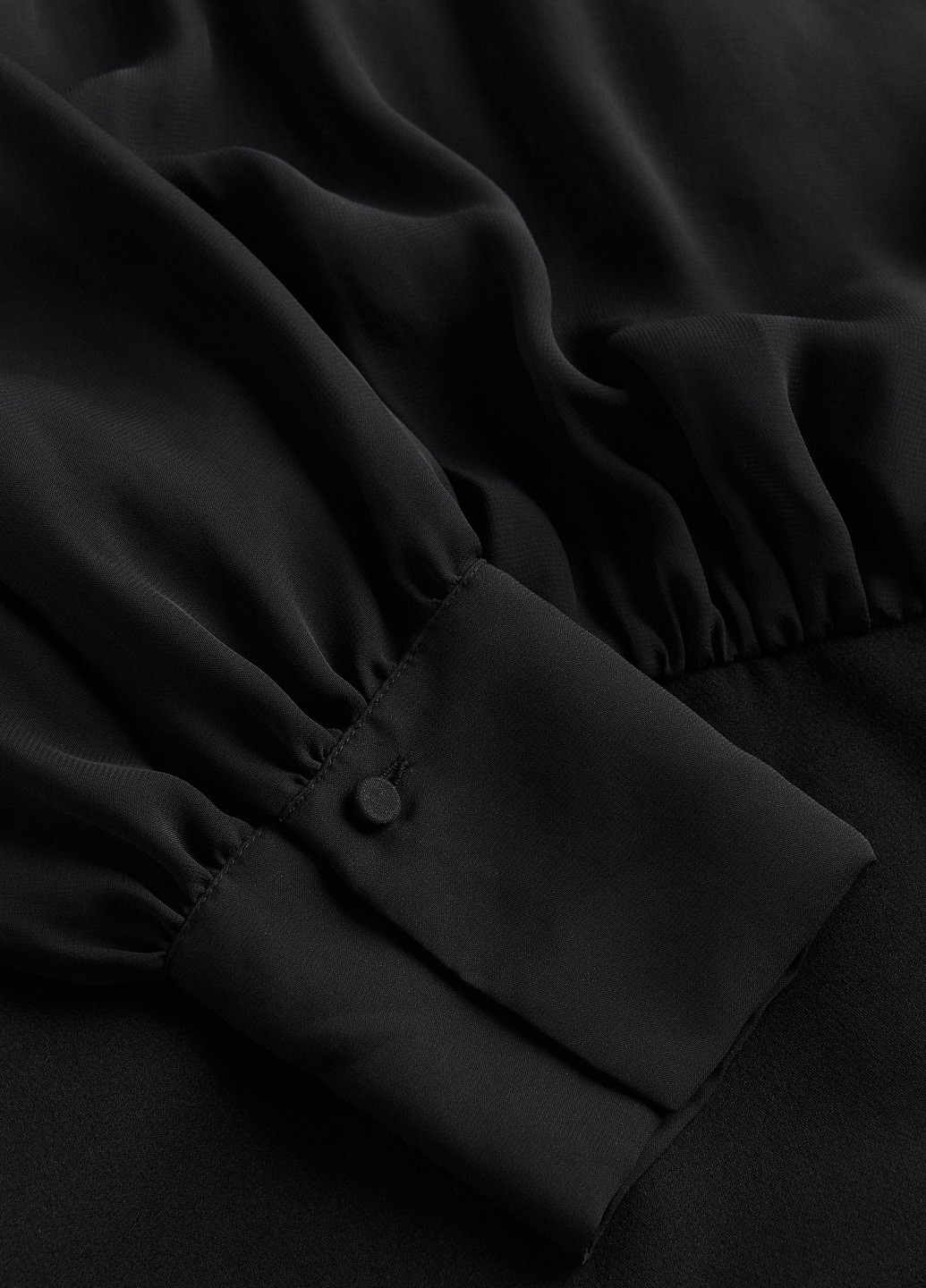 Чорна святковий сукня H&M однотонна