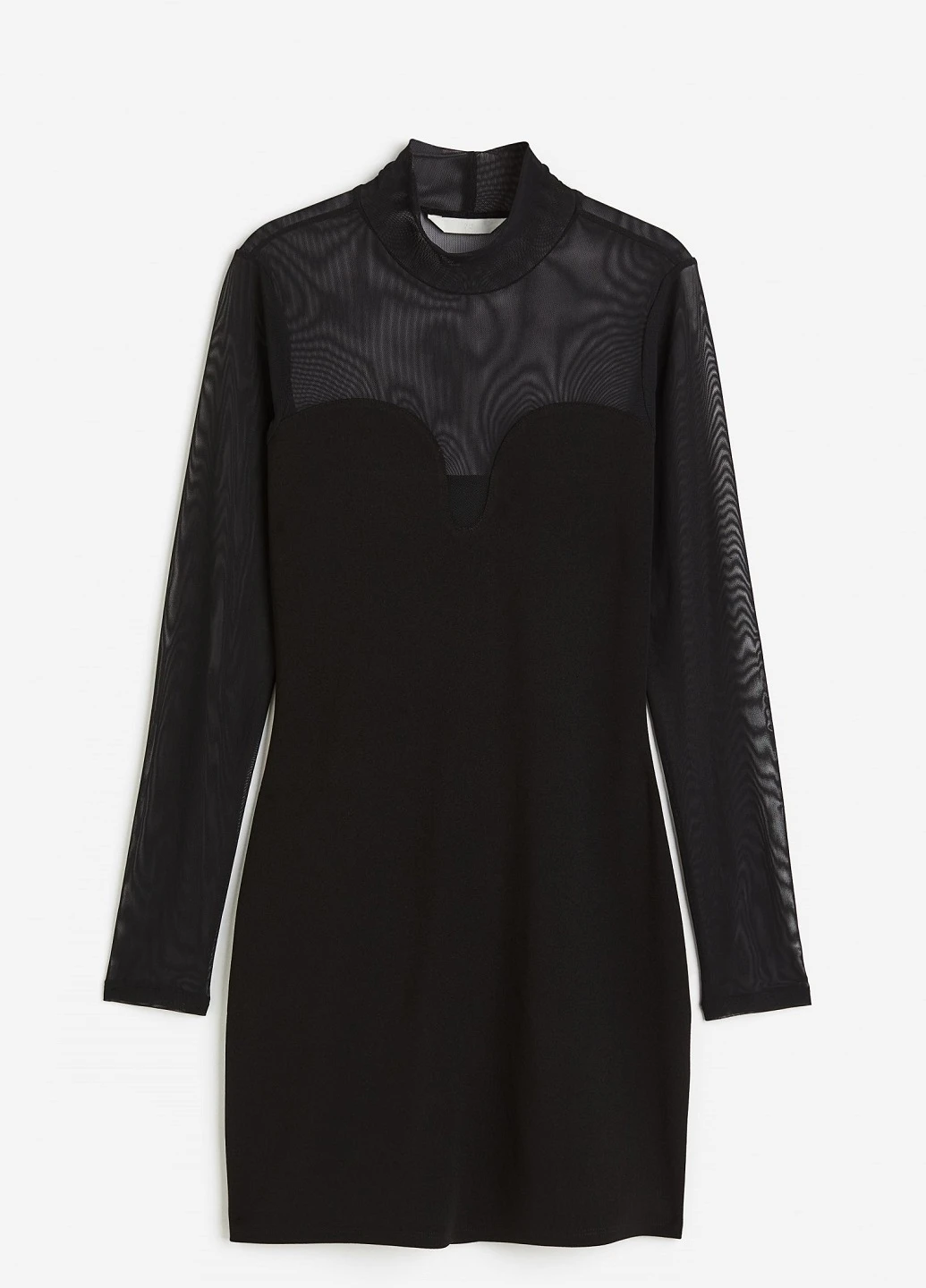 Черное праздничный платье H&M однотонное