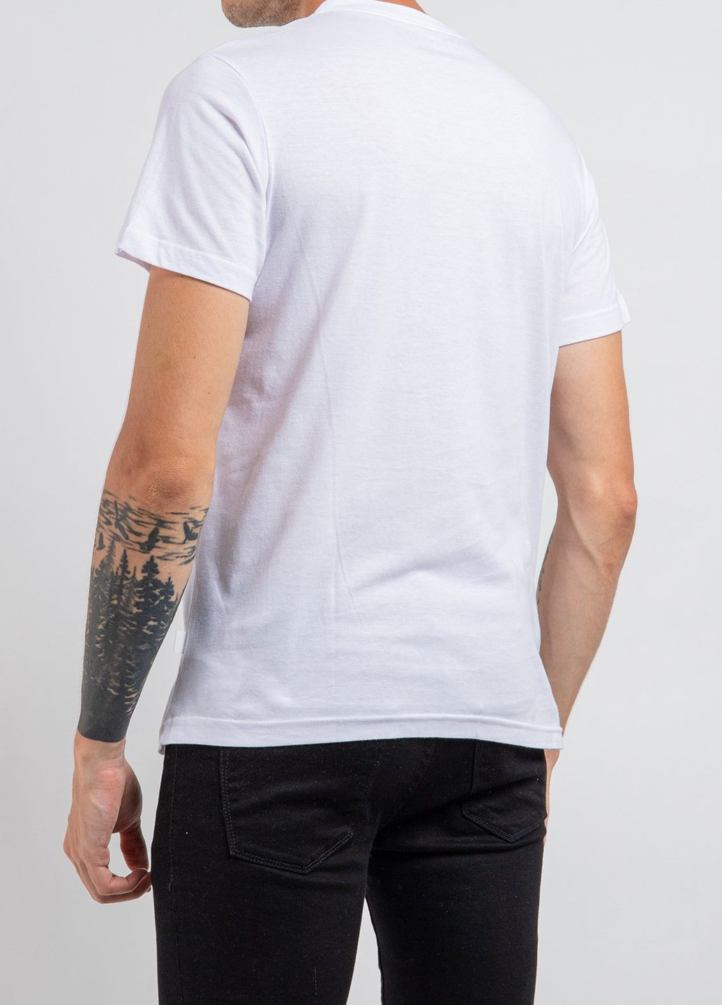 Белая серая футболка с принтом Ko Samui