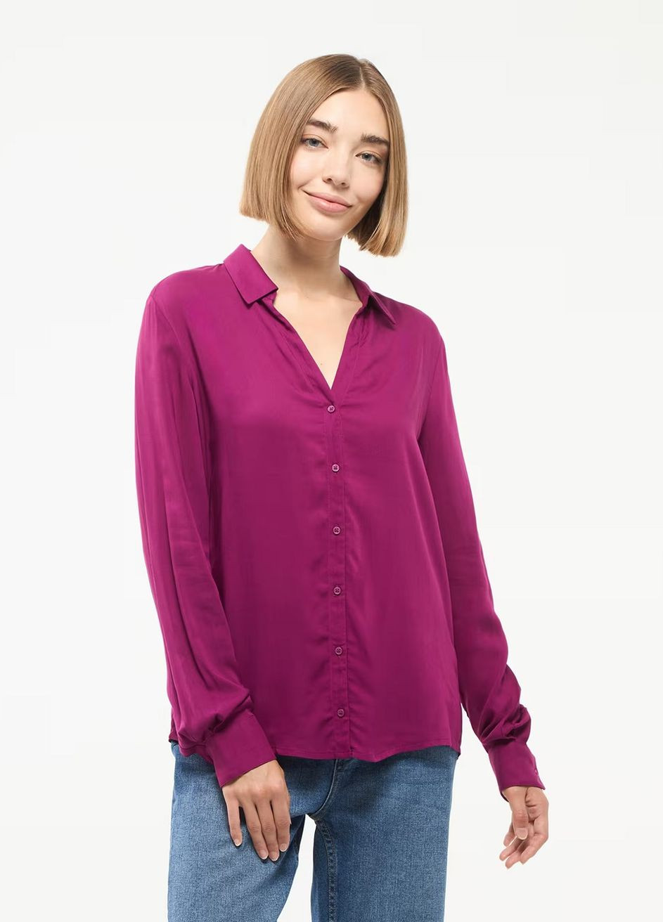 Малиновая блуза Terranova