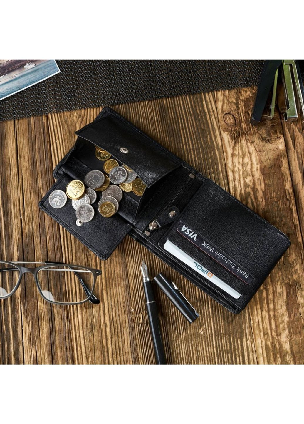 Шкіряне чоловіче портмоне Paolo Peruzzi (268467644)