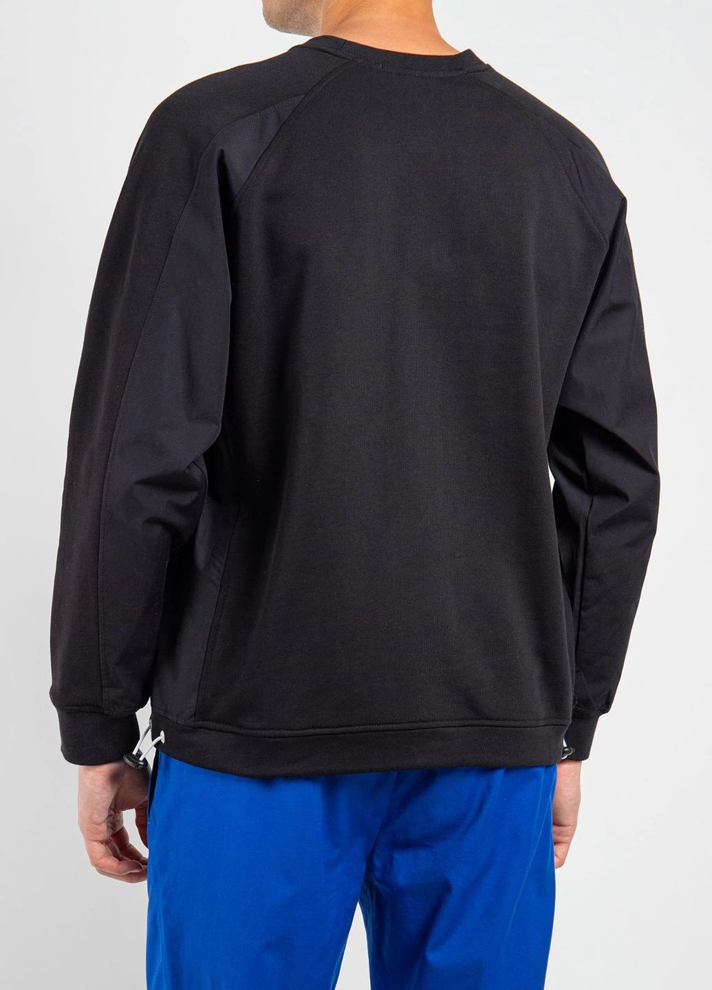 Черный черный хлопковый свитшот MSGM (268378048)