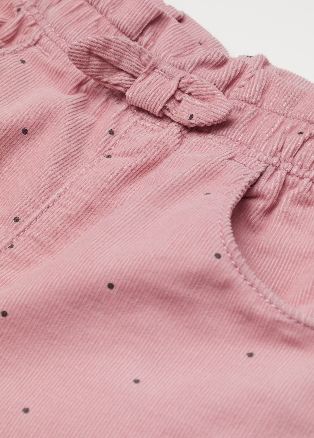 Розовые повседневный демисезонные брюки H&M