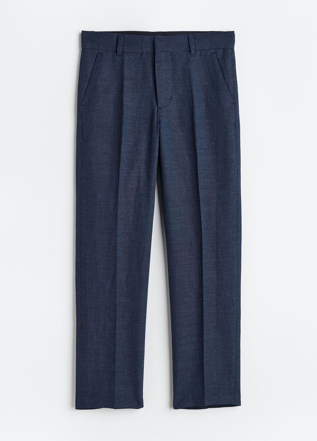 Синие классические летние брюки H&M