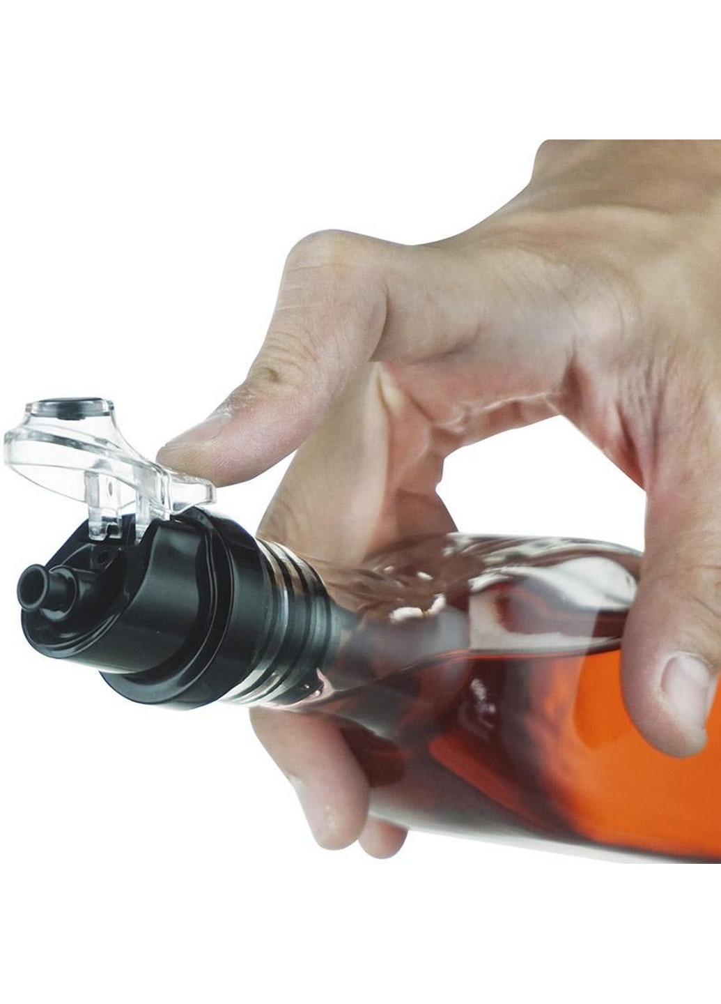 Набір 2 скляні пляшки Clear для олії та оцту, кришка з дозатором Fissman (268460917)