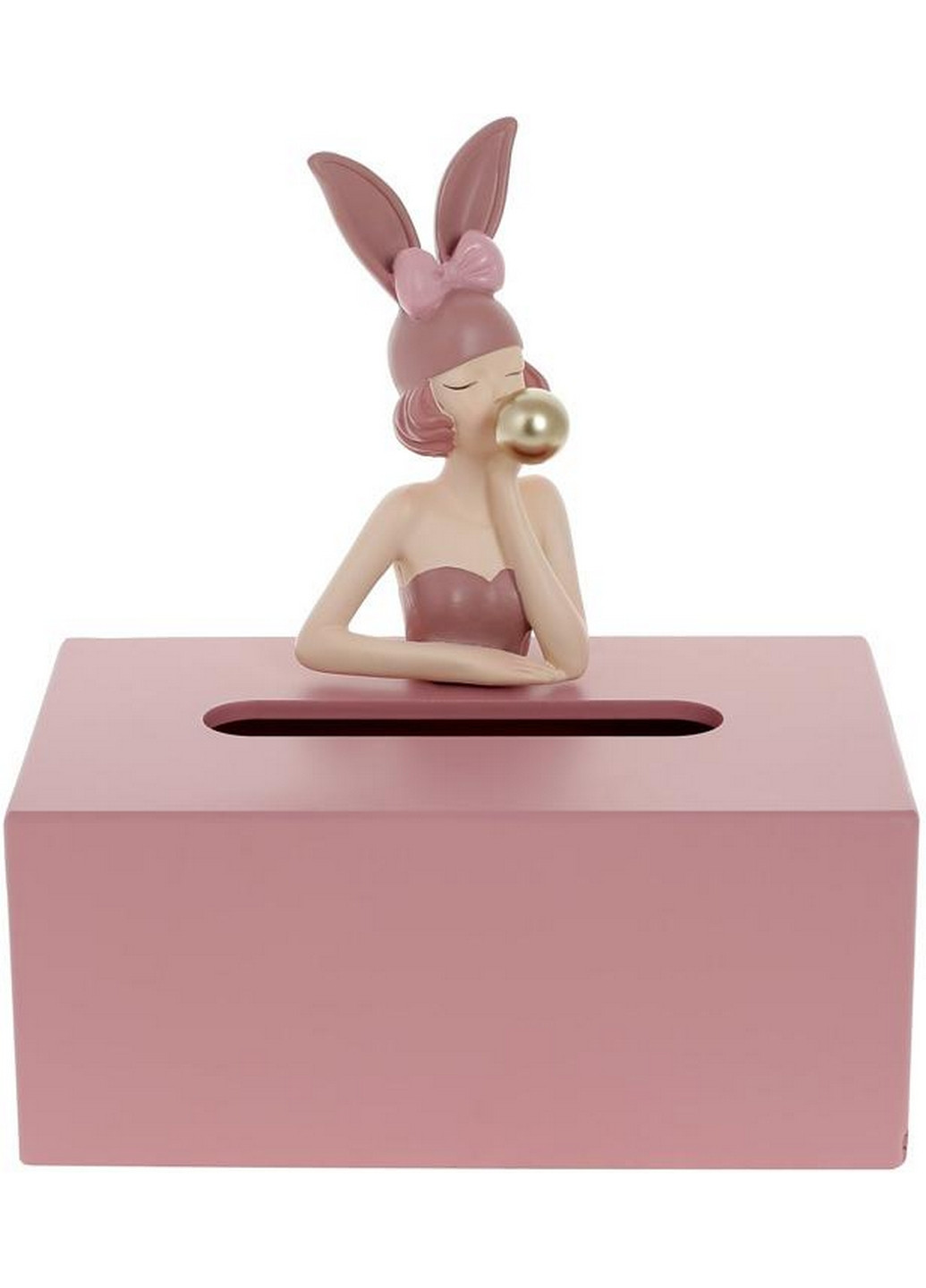 Салфетница "Девушка-Зайка", полистоун Bona (268456932)