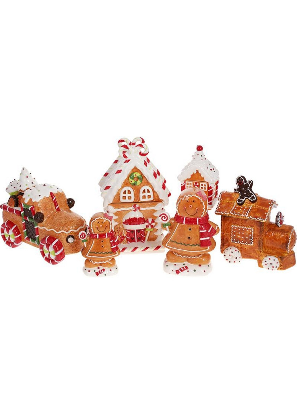 Банка для солодощів "Пряничний Паровоз",, кераміка Bona (268460037)