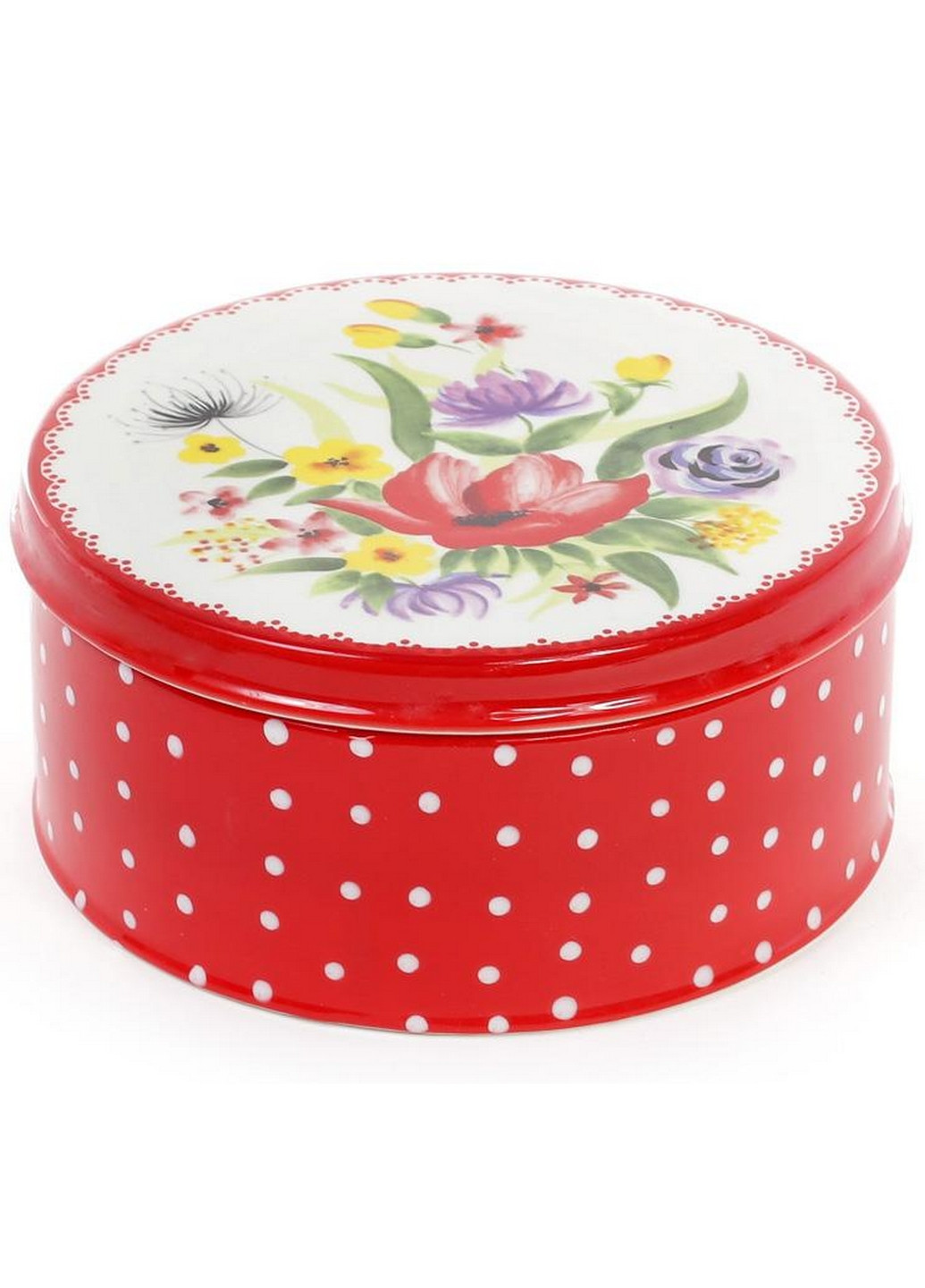 Банка керамическая "Акварель", коробка для конфет и печенья Bona (268458985)