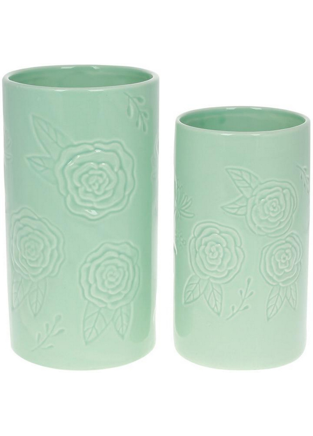 Ваза "Мятная Роза" керамическая Bona (268457766)