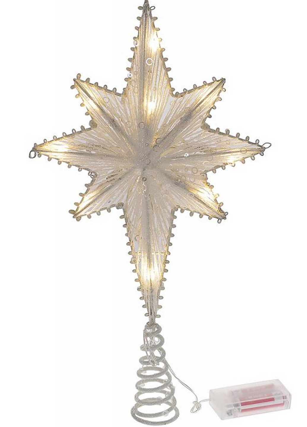 Верхушка для елки "Звездочка"с LED-подсветкой BonaDi (268459842)