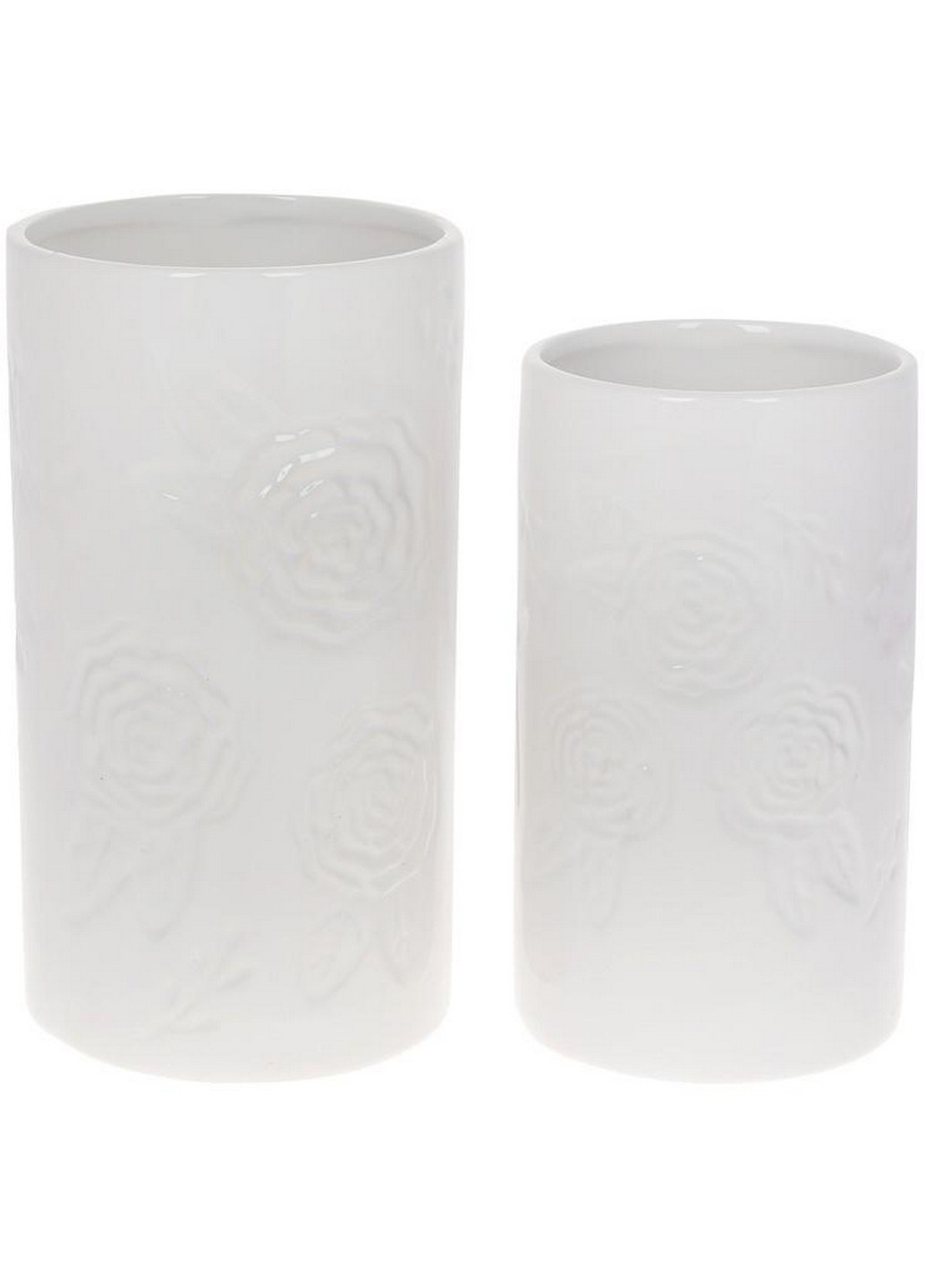 Ваза "Біла Троянда" керамічна Bona (268459752)