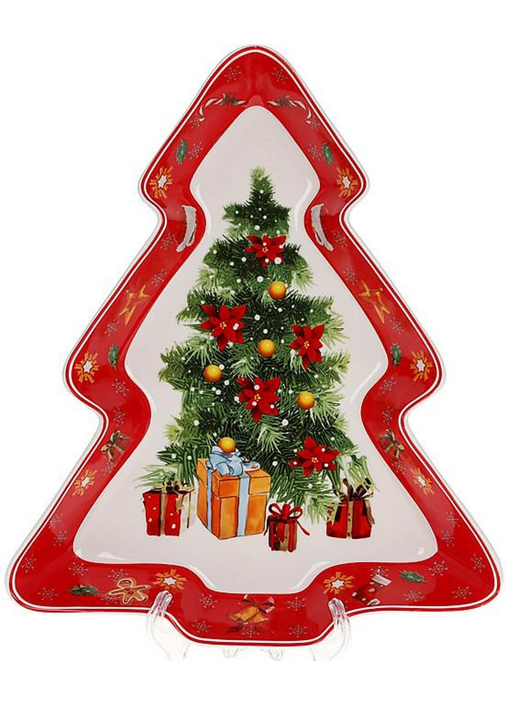 Блюдо фигурное "Елочка", фарфоровое Bona (268457668)