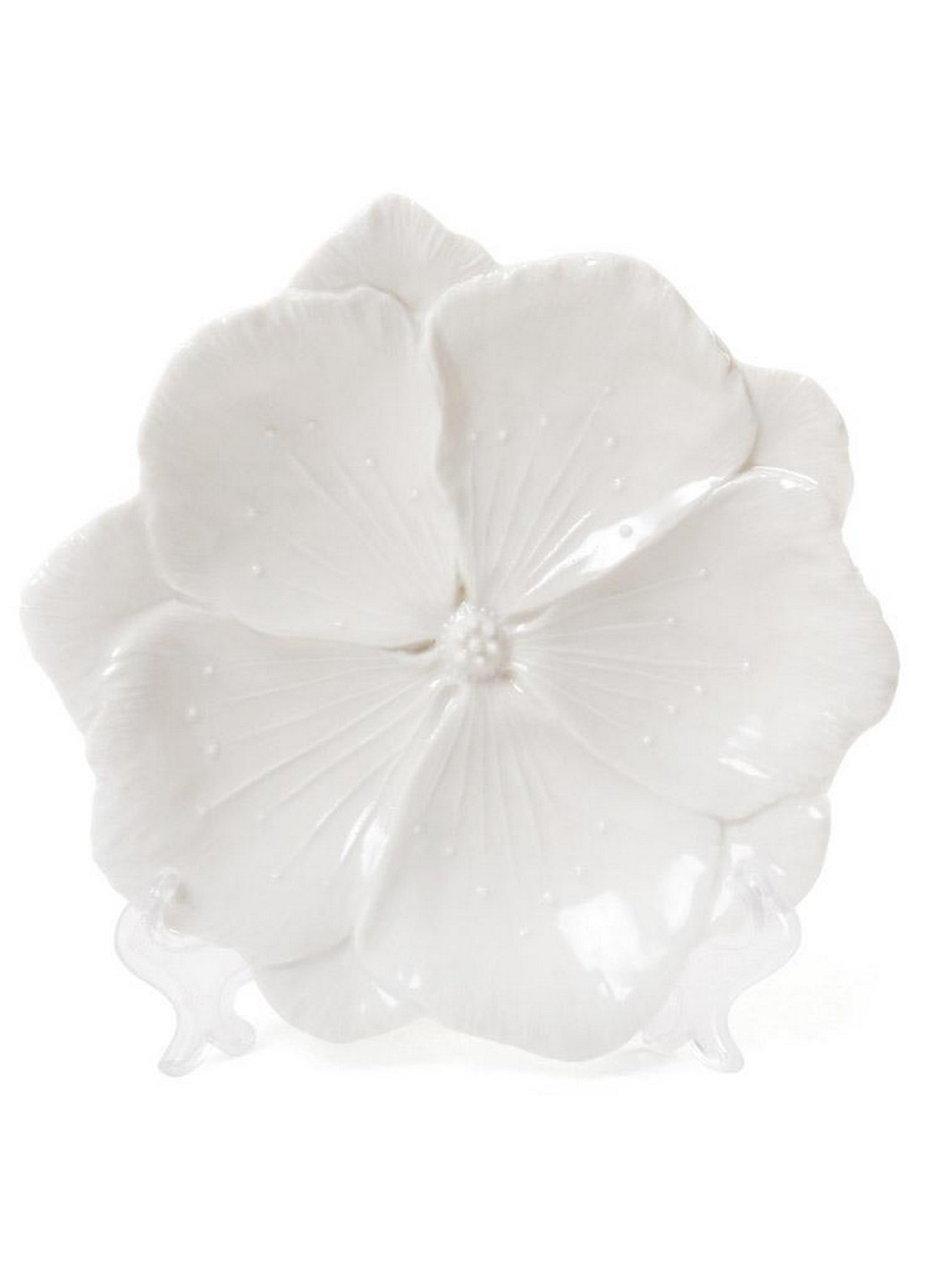 Набор 3 декоративных блюда "Белый Цветок", фарфор Bona (268456898)