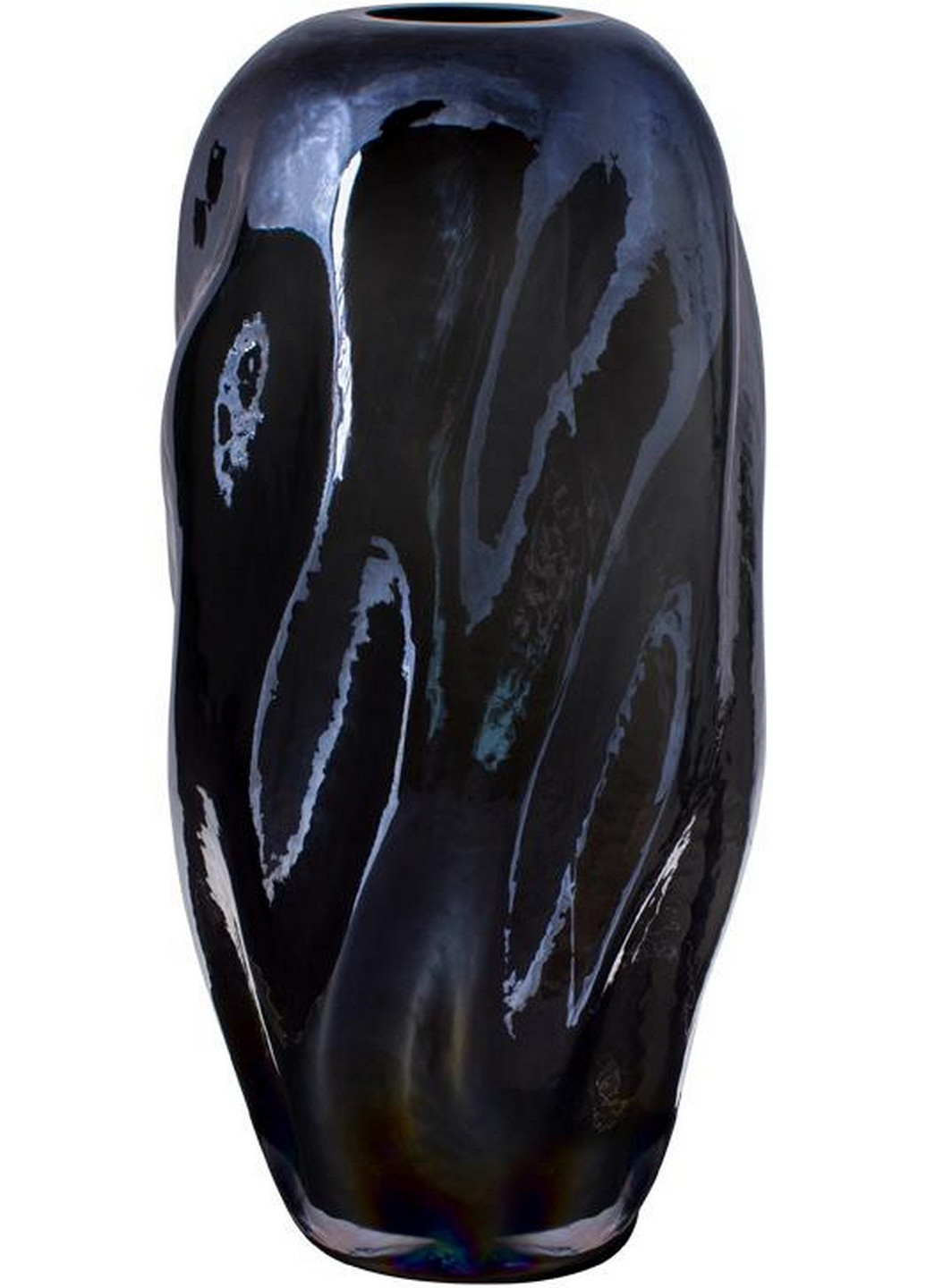 Скляна ваза для квітів Ariadne "Blue Steel" Bona (268456679)