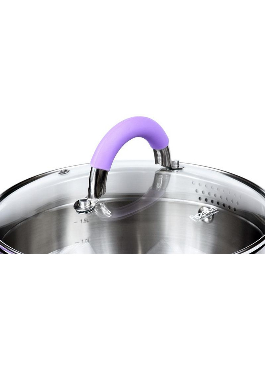 Кастрюля Annette из нержавеющей стали с крышкой-дуршлагом Fissman (268457183)