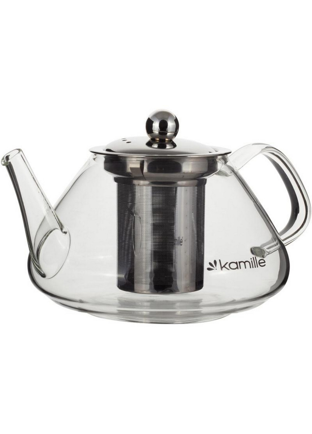Чайник скляний заварювальний зі знімним ситечком (0782s) Kamille (268458047)