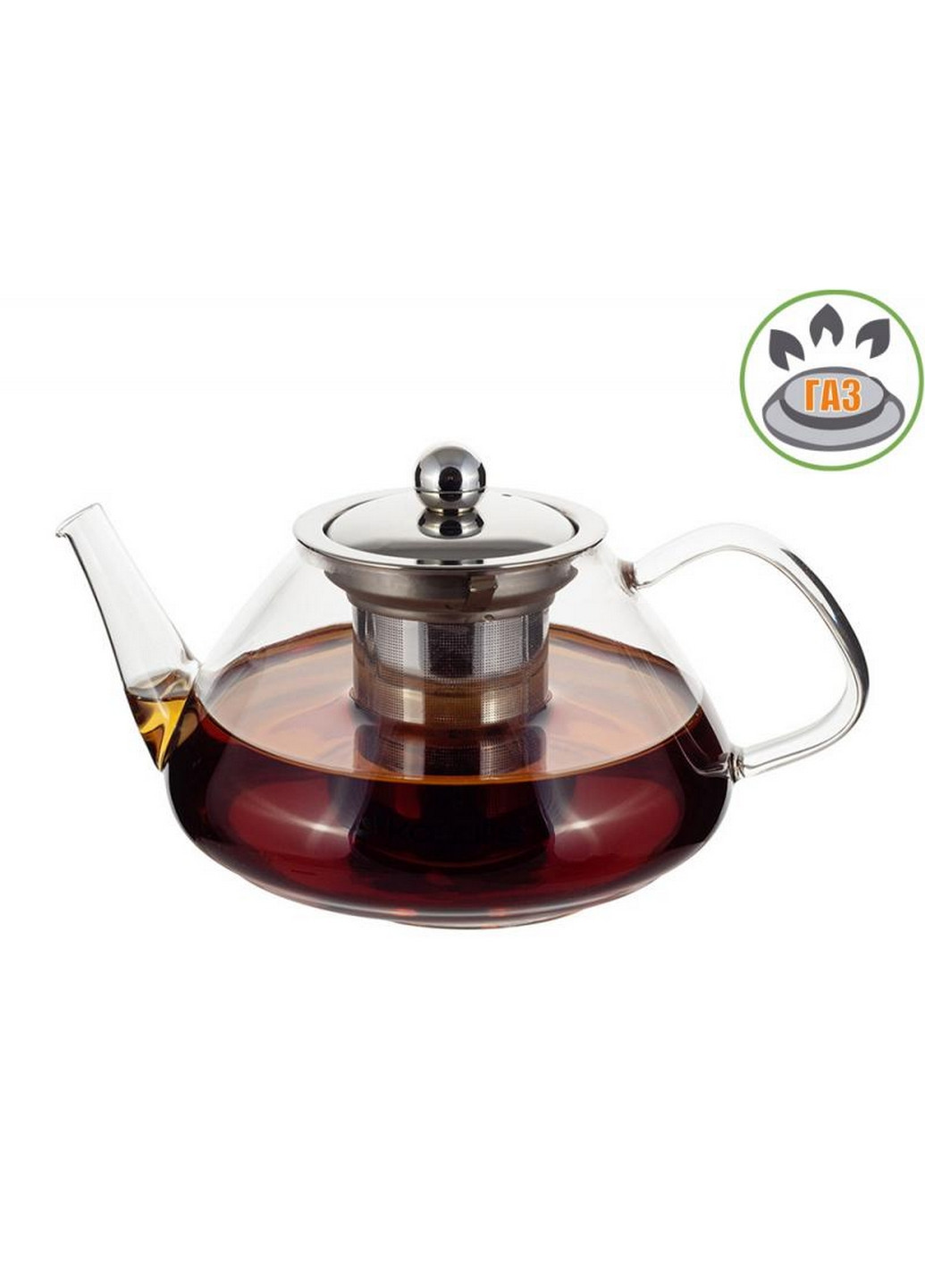 Чайник скляний заварювальний зі знімним ситечком (0782s) Kamille (268458047)