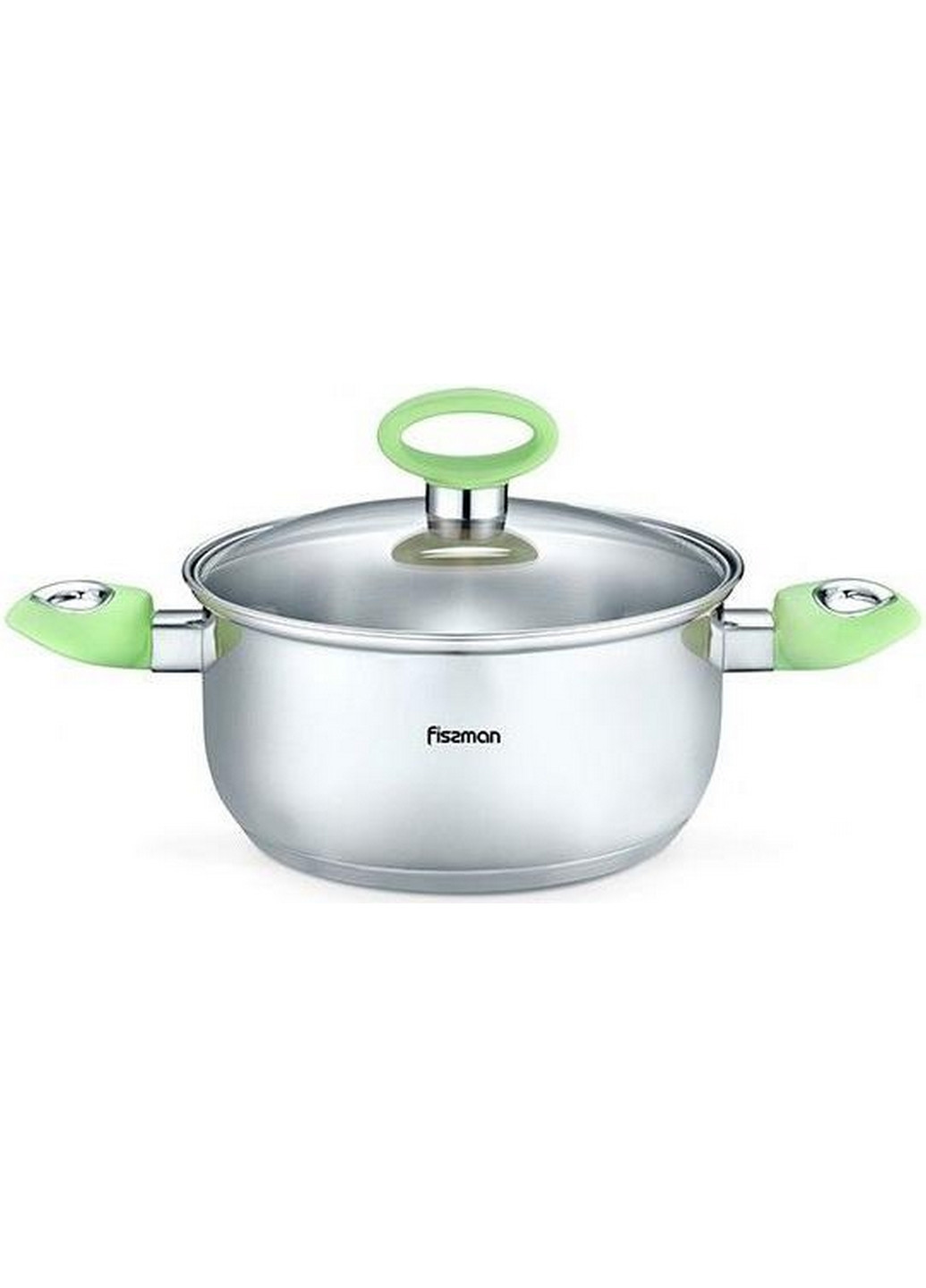 Кастрюля Janet из нержавеющей стали с индукционным дном Fissman (268457220)