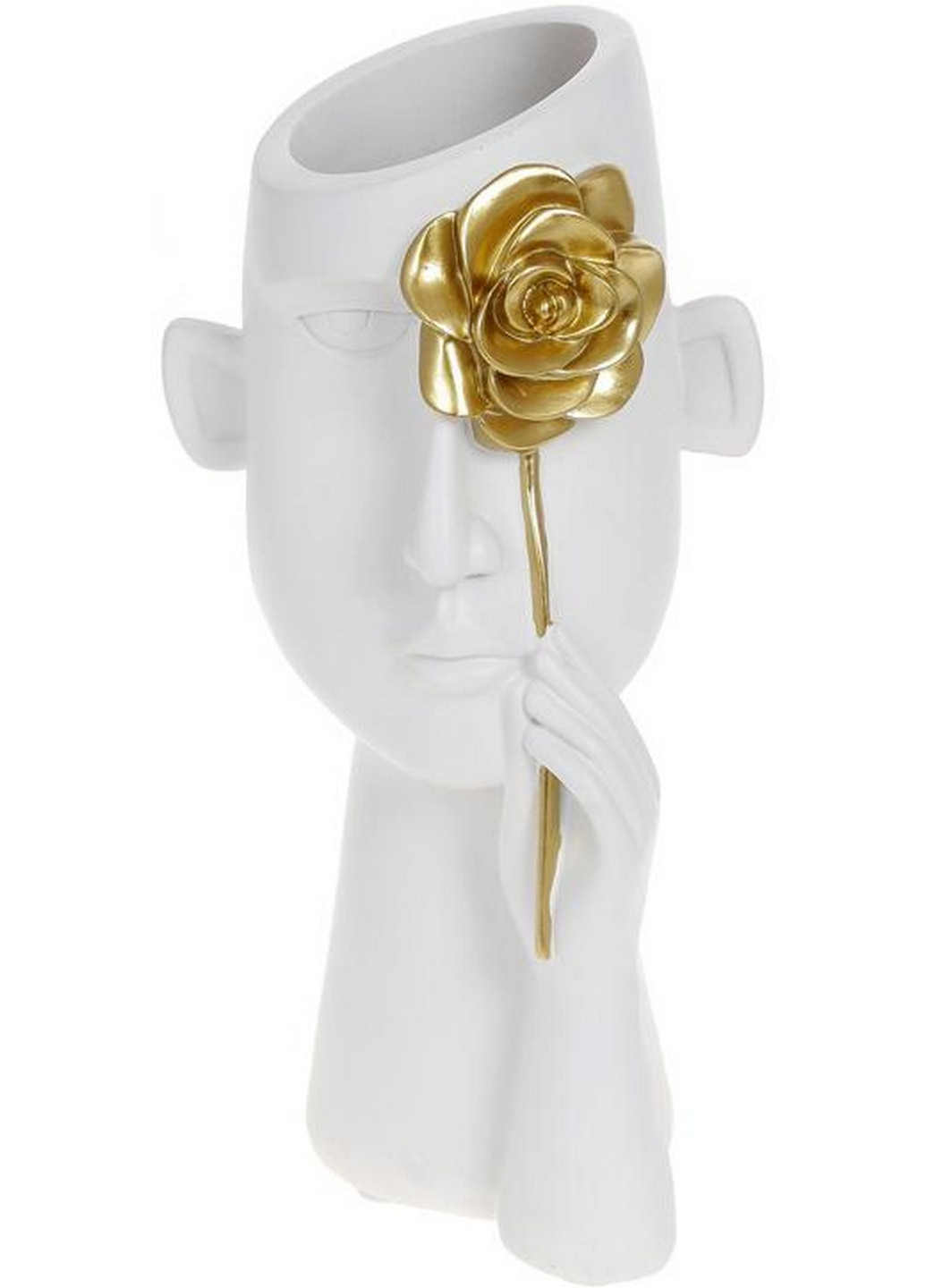 Декоративное кашпо "Золотая Роза", полистоун Bona (268457705)