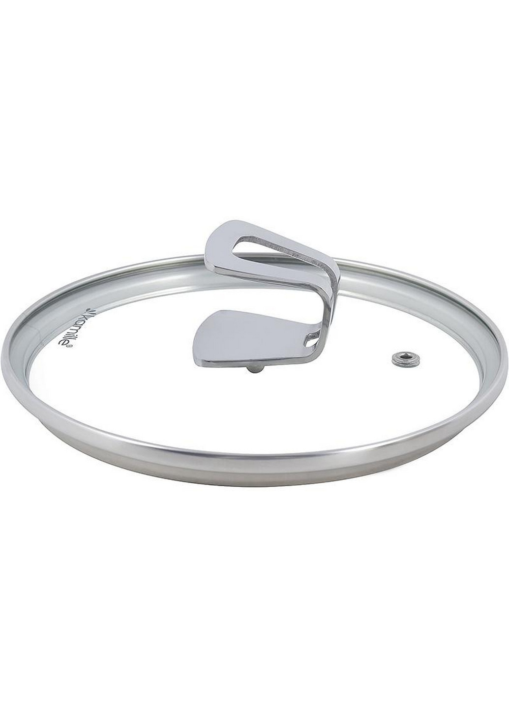 Кастрюля индукционная Casserote из нержавеющей стали со стеклянной крышкой Kamille (268459898)