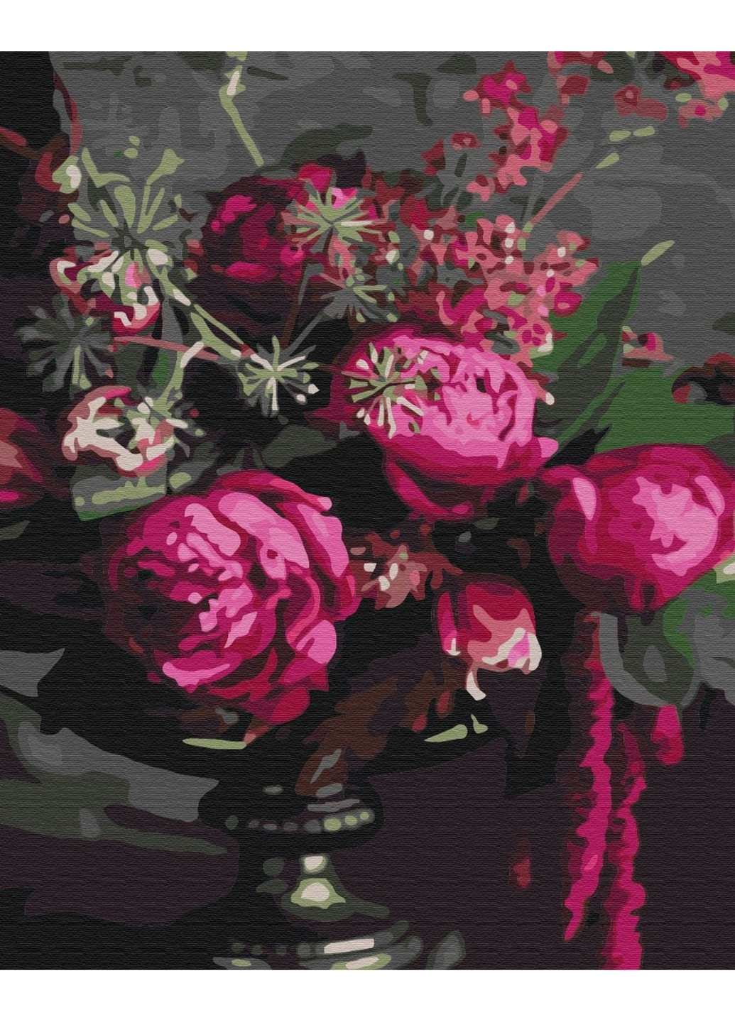 Картина по номерам "Малиновые пионы" Brushme (268457203)