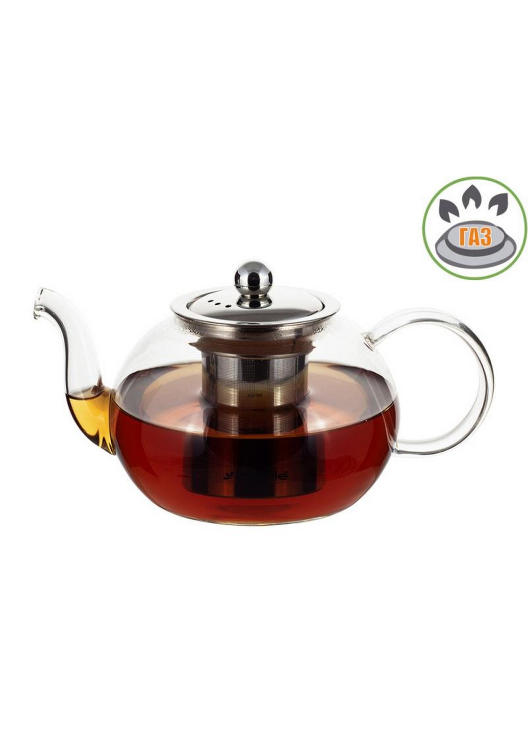 Чайник стеклянный заварочный со съемным ситечком (0783s) Kamille (268458036)