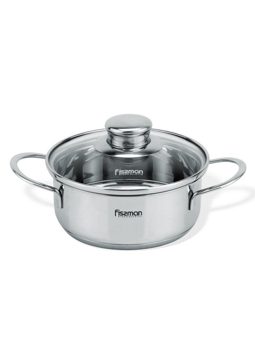 Каструля BAMBINO зі скляною кришкою Fissman (268459131)