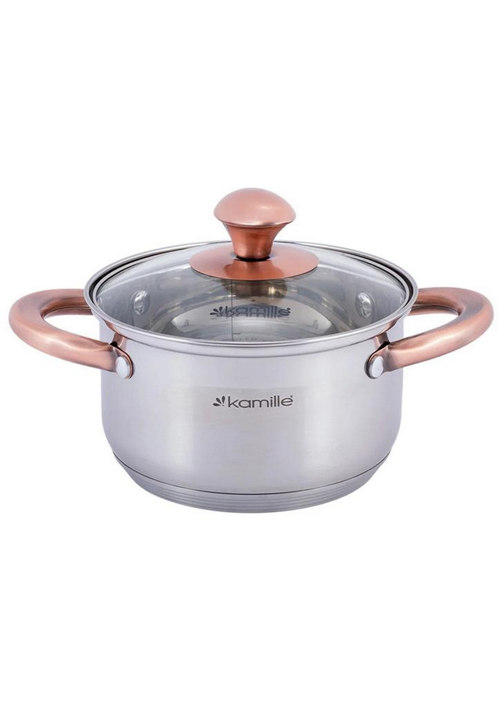 Кастрюля Catalin из нержавеющей стали с мерной шкалой Kamille (268459957)