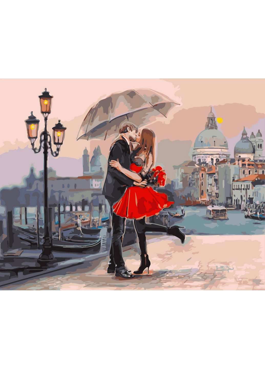 Картина по номерам "Пара в Венеции" Brushme (268460131)