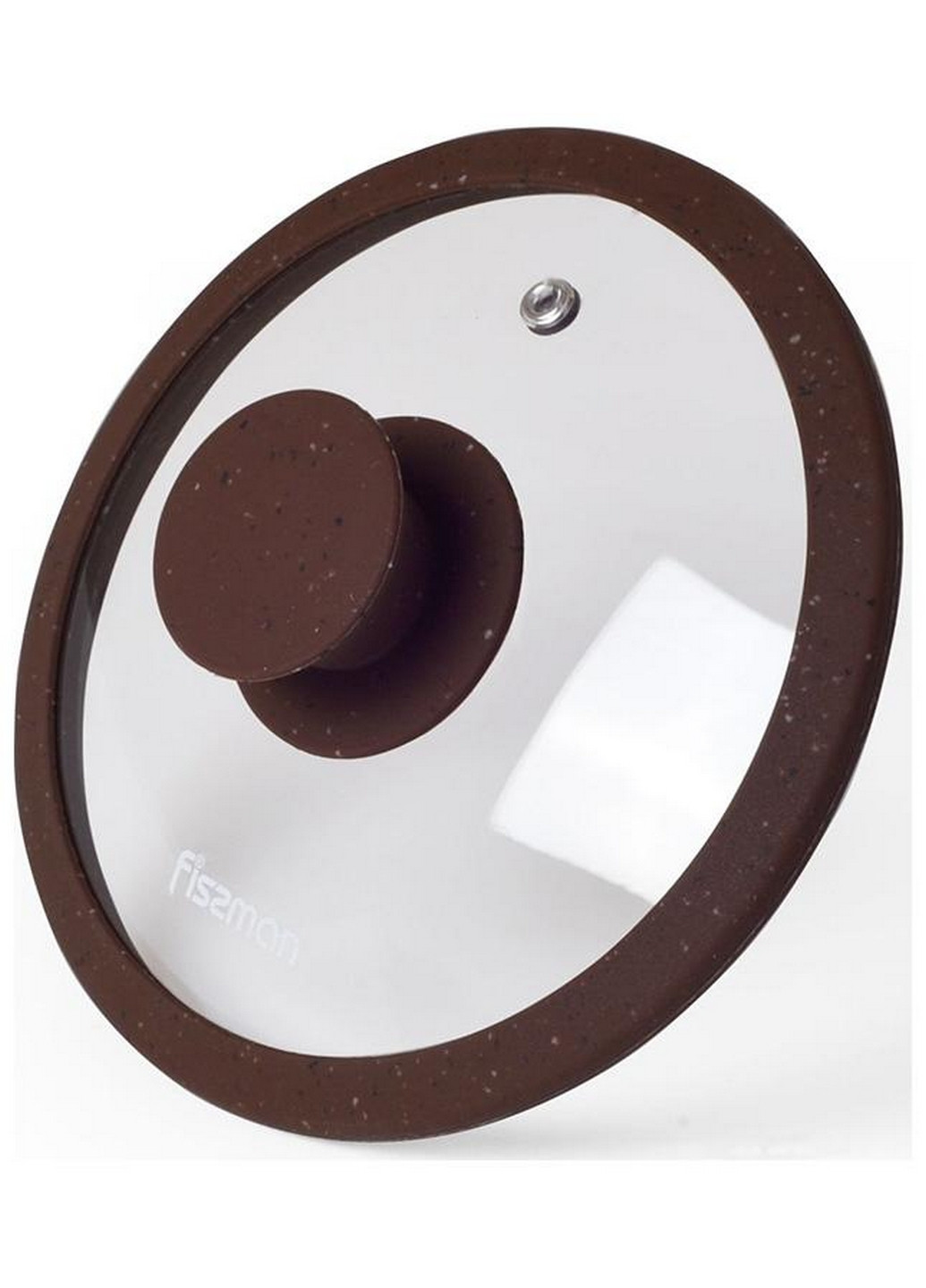 Крышка стеклянная ARCADES с силиконовым ободом (мрамор) Fissman (268457167)