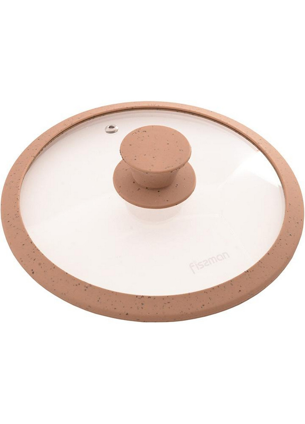 Крышка стеклянная ARCADES с силиконовым ободом (мрамор) Fissman (268457196)