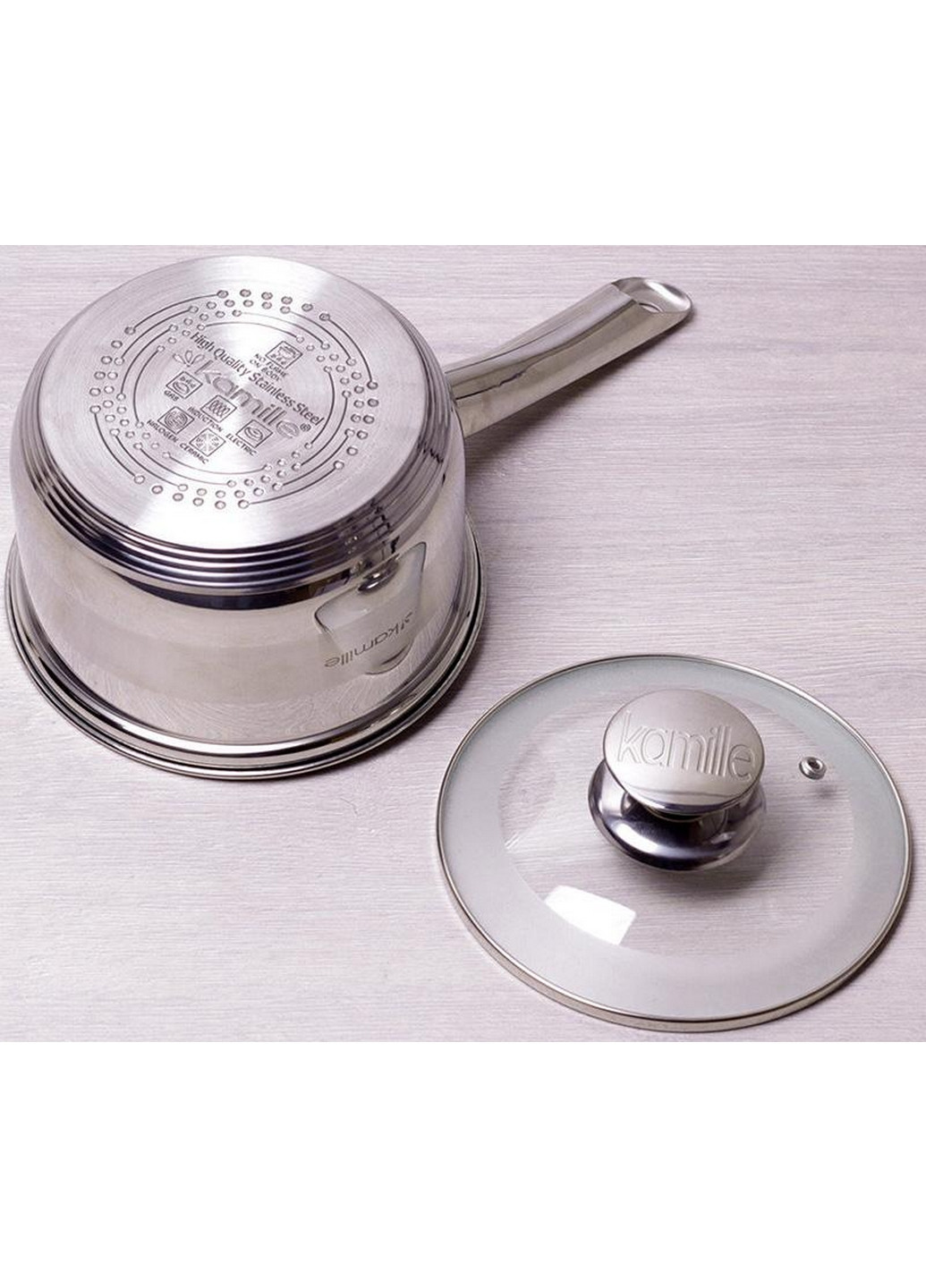 Ковш Springfield со стеклянной крышкой Kamille (268459932)