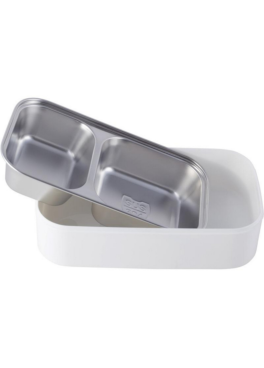 Ланч-бокс Snack, дворівневий з приладами Kamille (268458078)