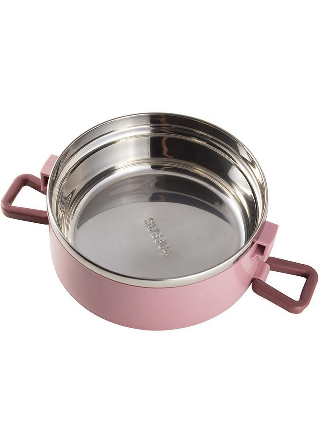 Ланч-бокс Snack трехуровневый, пластик и нержавеющая сталь Kamille (268459078)