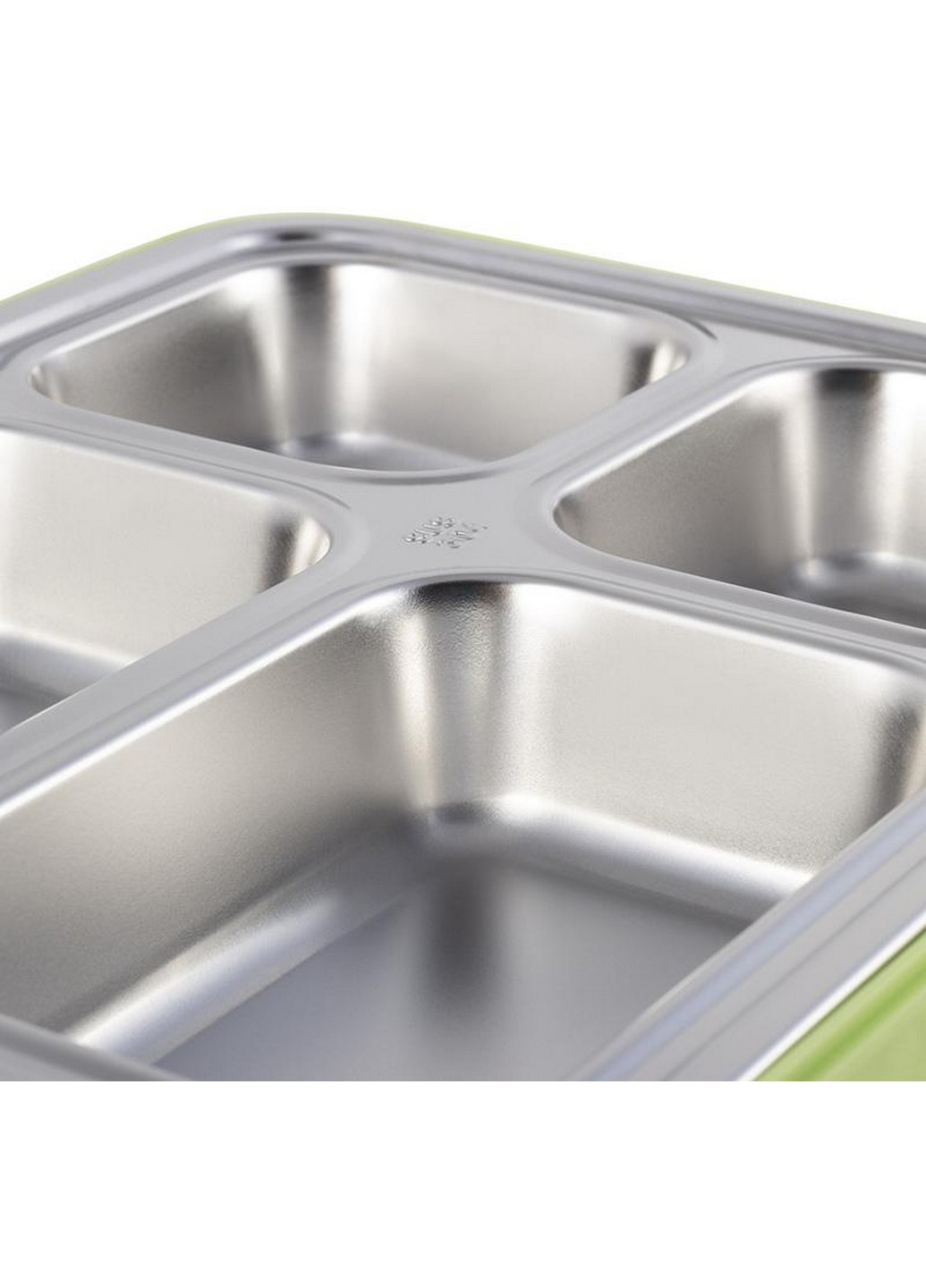 Ланч-бокс Snack на 4 секции, пластик и нержавеющая сталь Kamille (268458073)