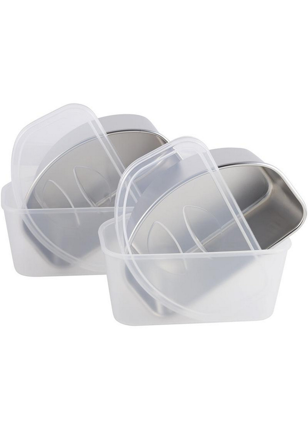 Ланч-бокс Snack, пластик и нержавеющая сталь Kamille (268457082)