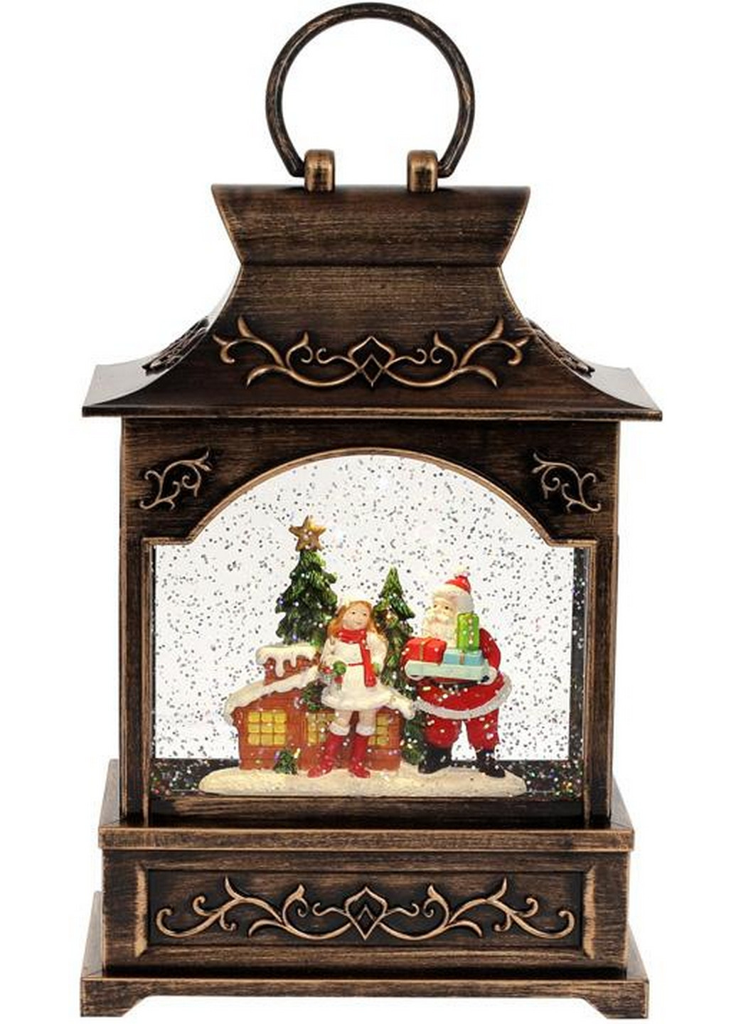 Декоративный фонарь "Санта с Подарками" с LED подсветкой Bona (268457947)