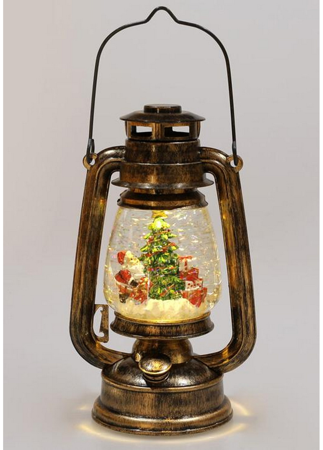 Новогодний декоративный фонарь "Санта с подарками" с LED подсветкой, подвесной Bona (268456795)