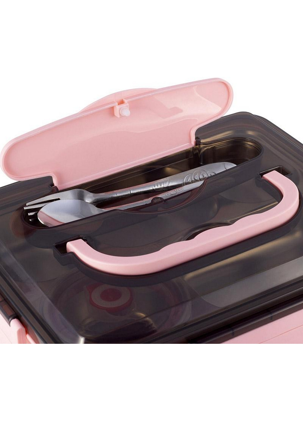 Ланч-бокс Snack на 5 секцій, пластик та нержавіюча сталь Kamille (268459049)